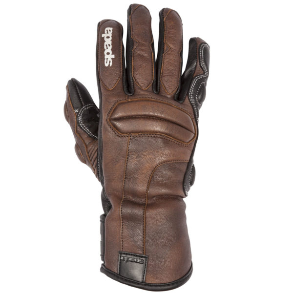 Spada Leather Gloves Sanz CE Ladies Brown/Black - Size Medium