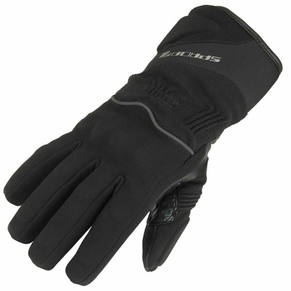 Spada Textile Gloves Junction CE WP Black - Size Large