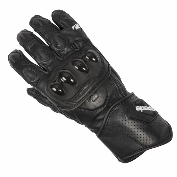 Spada Leather Gloves Covert CE Black - Size Large