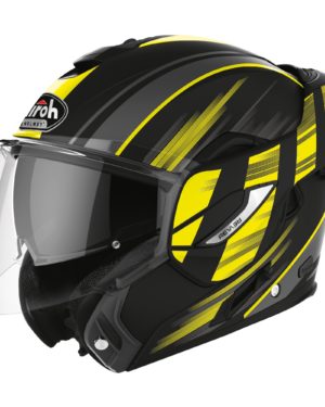 2020 Airoh Rev19 Flip Helmet - Ikon Yellow Matt - L