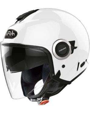 2020 Airoh Helios Jet Helmet - Color White Gloss - S