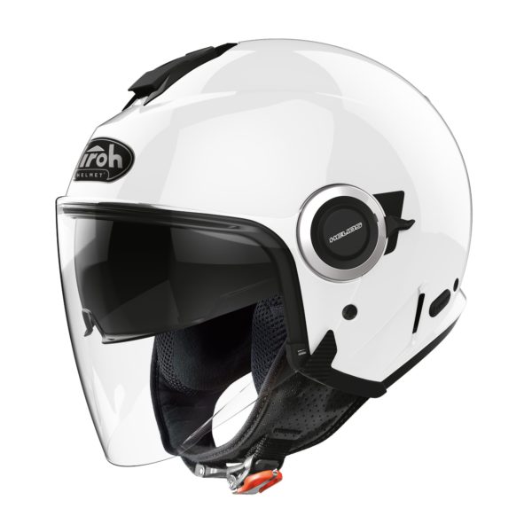 2020 Airoh Helios Jet Helmet - Color White Gloss - S