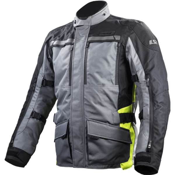 LS2 LANCE MAN JACKET GREY BLACK YELLOW XXL