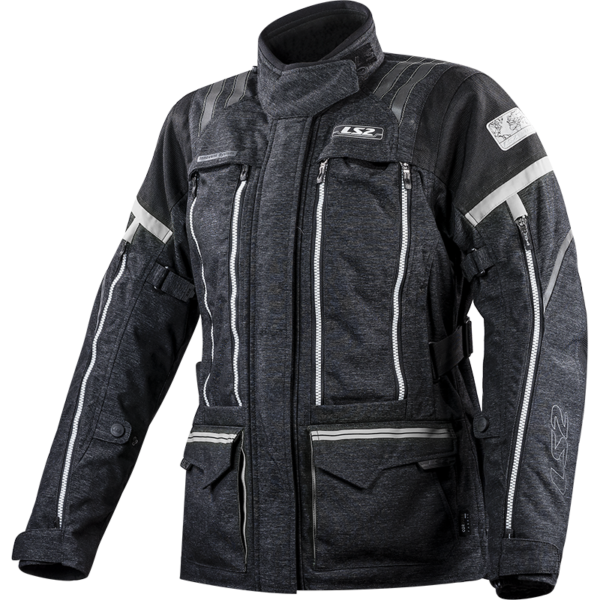 LS2 NEVADA LADY JACKET BLACK DARK GREY M