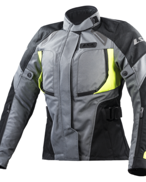 LS2 PHASE LADY JACKET GREY BLACK YELLOW M