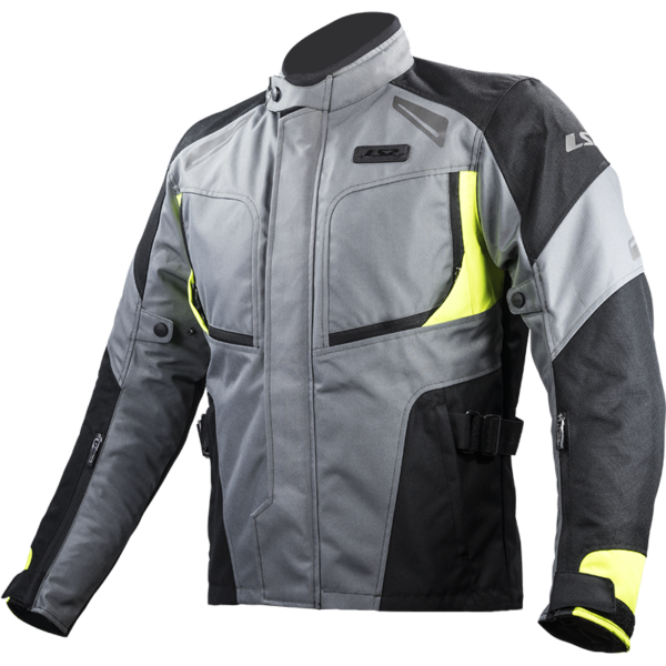 LS2 PHASE MAN JACKET GREY BLACK YELLOW L