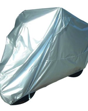 Bike It Motorcycle Rain Cover - Silver - Large Fits 750-1000cc