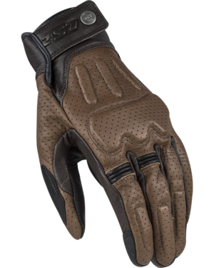 LS2 RUST MAN GLOVES BROWN LEATHER M