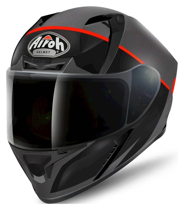 Airoh Valor Full Face Helmet - Eclipse Orange Matt - M