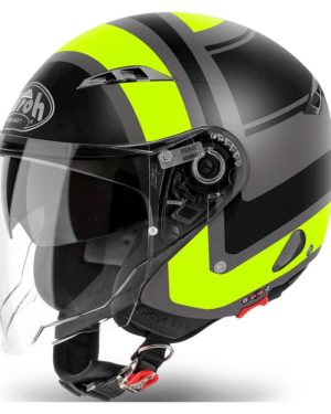 Airoh Helmet City One Jet - Wrap Yellow Matt - M