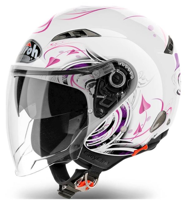 Airoh Helmet City One Jet - Heart White Gloss - S