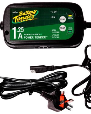 Battery Tender Power Tender Dual Selectable 1.25A Battery Charger