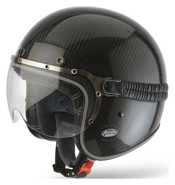 Airoh Helmet Garage Jet - Carbon Gloss - S