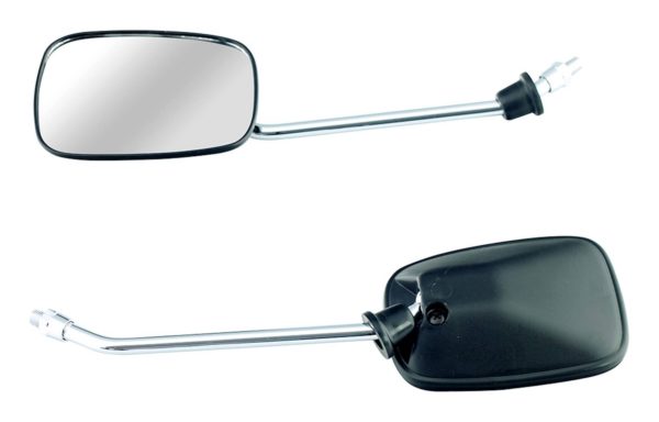 Bike It Black Square Universal Mirrors - #U64532