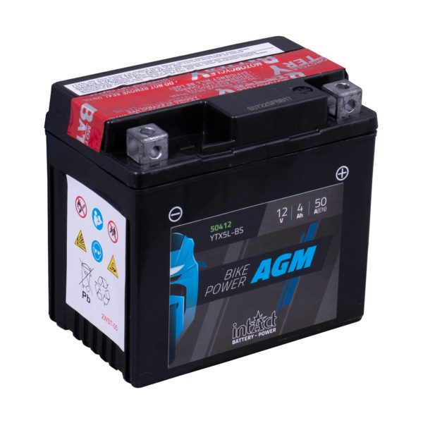 INTACT BIKE-POWER AGM BATTERY YTX5L-BS