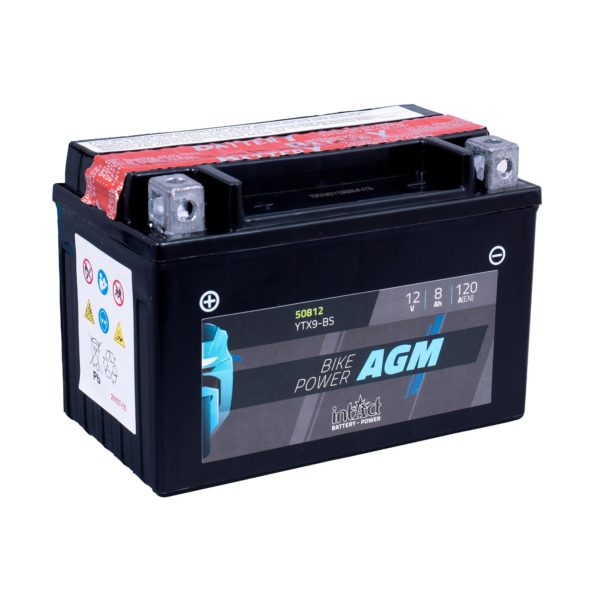 INTACT BIKE-POWER AGM BATTERY YTX9-BS