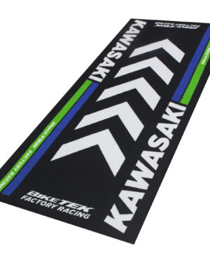 Biketek Garage Mat Series 4 Kawasaki 190 x 80 cm