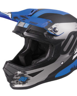 2020 Shot Furious MX Helmet Adult - Shadow Blue Matt - Large