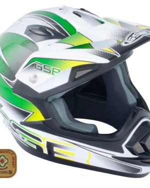 GSB XP-14B Adult MX Off Road Helmet Graphic Green Gloss - Small