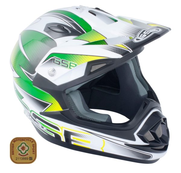 GSB XP-14B Adult MX Off Road Helmet Graphic Green Gloss - Small