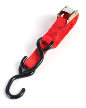 Bike It 4 Piece Red Autolock Tiedown